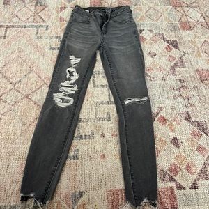 Grey ripped jeans from American eagle